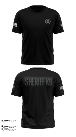 Old School Cotton Feel Shirt, Montgomery County Sheriff’s Office K9 Unit, Police, Teamtime, Team time, sublimation, custom sports apparel, team uniforms, spirit wear, spiritwear, sports uniforms, custom shirts, team store, custom team store, fundraiser sports, apparel fundraiser