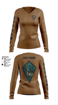 633 SFS K9 8532551 Women's Long Sleeve V-neck Shirt - 4