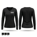 Martinsville Sheriff Office 59332144 Women's Long Sleeve V-neck Shirt - 1