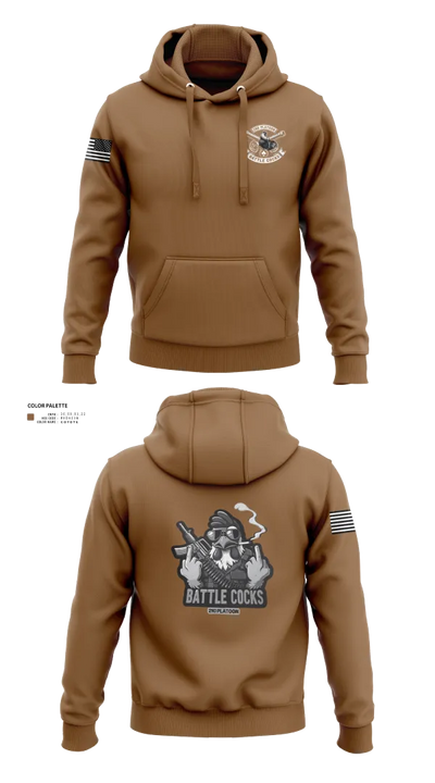 BATTLECOCKS, Boldsteel, 2-32 Far. 8081445 Hoodie - 1