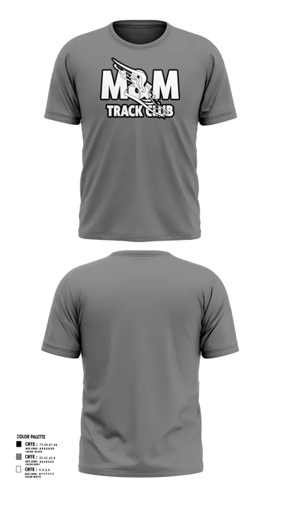 M & M Track Club-Greenville, Texas 27581032 Short Sleeve Performance Shirt - 7