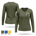 Indiana Department of Corrections Women's Long Sleeve V-neck Shirt - 1