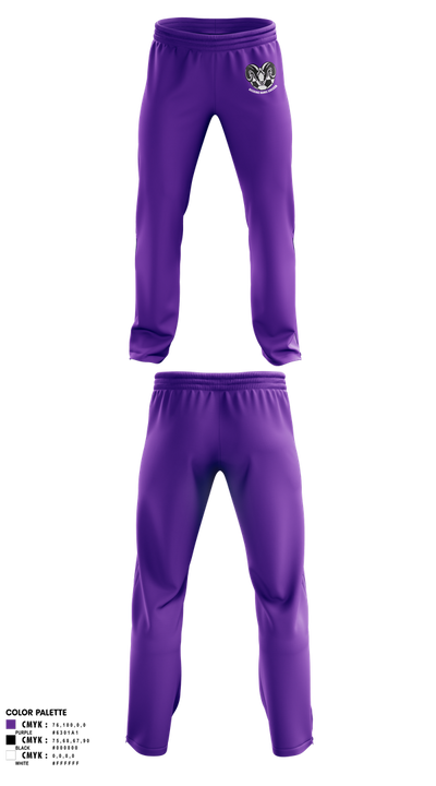 Deering Rams Soccer 79639687 Sweatpants - 3