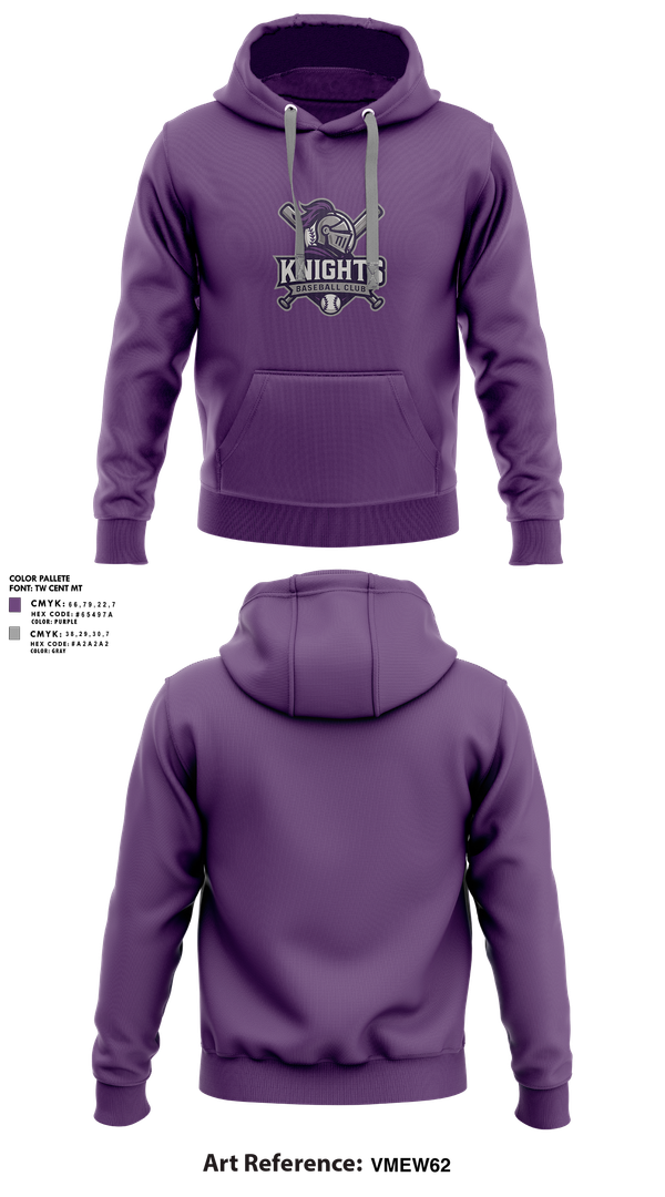 Hoodie, Knights Baseball Club, Baseball, Teamtime, Team time, sublimation, custom sports apparel, team uniforms, spirit wear, spiritwear, sports uniforms, custom shirts, team store, custom team store, fundraiser sports, apparel fundraiser