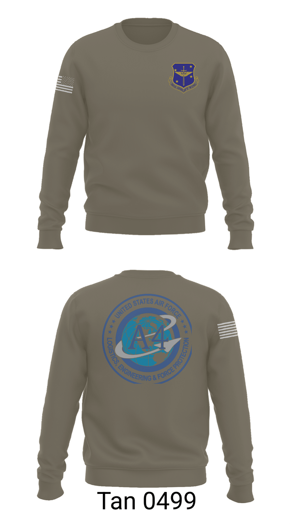 Crew Neck Sweatshirt, 19th Airlift Wing, Air Force, Teamtime, Team time, sublimation, custom sports apparel, team uniforms, spirit wear, spiritwear, sports uniforms, custom shirts, team store, custom team store, fundraiser sports, apparel fundraiser