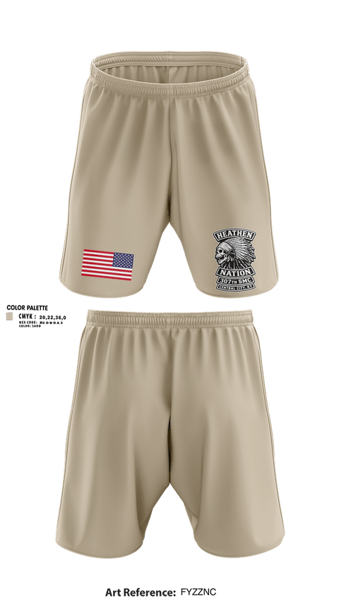 Athletic Shorts With Pockets, 307th SMC, National Guard, Teamtime, Team time, sublimation, custom sports apparel, team uniforms, spirit wear, spiritwear, sports uniforms, custom shirts, team store, custom team store, fundraiser sports, apparel fundraiser