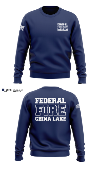Crew Neck Sweatshirt, China lake fire department, Fire Department, Teamtime, Team time, sublimation, custom sports apparel, team uniforms, spirit wear, spiritwear, sports uniforms, custom shirts, team store, custom team store, fundraiser sports, apparel fundraiser