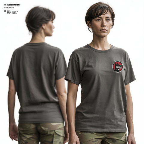 Womens Short Sleeve Vneck Shirt, Dog Company, , Teamtime, Team time, sublimation, custom sports apparel, team uniforms, spirit wear, spiritwear, sports uniforms, custom shirts, team store, custom team store, fundraiser sports, apparel fundraiser