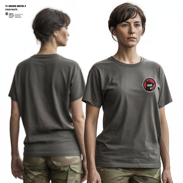 Womens Short Sleeve Vneck Shirt, Dog Company, , Teamtime, Team time, sublimation, custom sports apparel, team uniforms, spirit wear, spiritwear, sports uniforms, custom shirts, team store, custom team store, fundraiser sports, apparel fundraiser