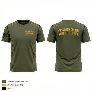Short Sleeve Performance Shirt, Jessamine County Sheriff’s Office, Police, Teamtime, Team time, sublimation, custom sports apparel, team uniforms, spirit wear, spiritwear, sports uniforms, custom shirts, team store, custom team store, fundraiser sports, apparel fundraiser