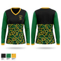 Springfield Rifles Rugby Football Club Women's Long Sleeve V-neck Shirt - 1
