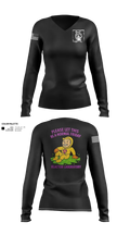 USS Jefferson City SSN-759 Reactor Labratory 41152716 Women's Long Sleeve V-neck Shirt - 21