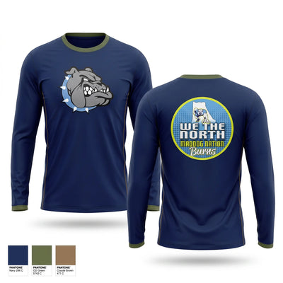 Burns high school 71781776 Long Sleeve Performance Shirt 1