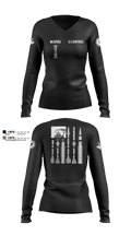 144 FW 48167623 Women's Long Sleeve V-neck Shirt - 106