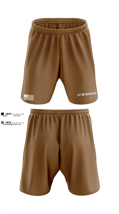 1st BN 515th RTI 17257625 Athletic Shorts With Pockets - 1