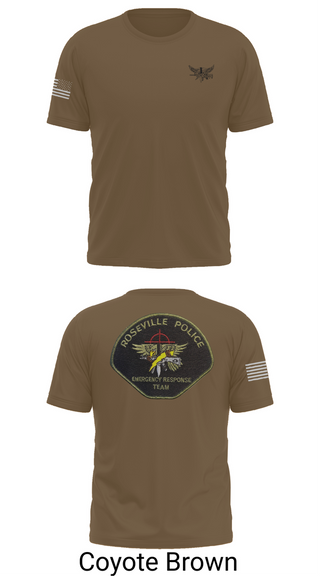 Old School Cotton Feel Shirt, Roseville E.R.T., , Teamtime, Team time, sublimation, custom sports apparel, team uniforms, spirit wear, spiritwear, sports uniforms, custom shirts, team store, custom team store, fundraiser sports, apparel fundraiser