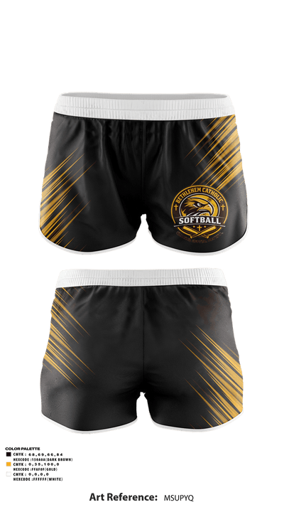 Bethlehem Catholic School Softball 33545016 Track Shorts - 2