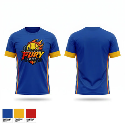 Downingtown Fury Short Sleeve Performance Shirt - 2