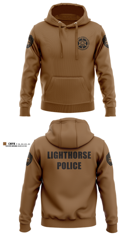 Hoodie, Muscogee Nation Lighthorse Police North Patrol District, Police, Teamtime, Team time, sublimation, custom sports apparel, team uniforms, spirit wear, spiritwear, sports uniforms, custom shirts, team store, custom team store, fundraiser sports, apparel fundraiser