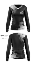 Wachyo Team Women's Long Sleeve V-neck Shirt - 1