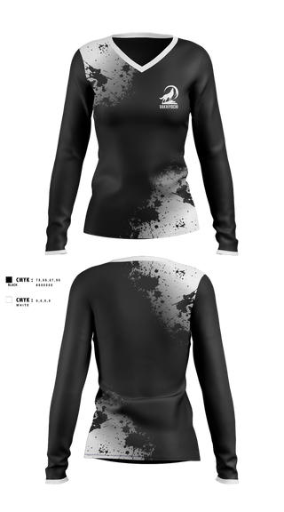 Womens Long Sleeve Vneck Shirt, VVZA TEAM, Wrestling, Teamtime, Team time, sublimation, custom sports apparel, team uniforms, spirit wear, spiritwear, sports uniforms, custom shirts, team store, custom team store, fundraiser sports, apparel fundraiser