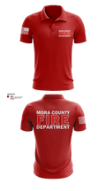 Mora county fire 84247138 Short Sleeve Performance Polo - 3