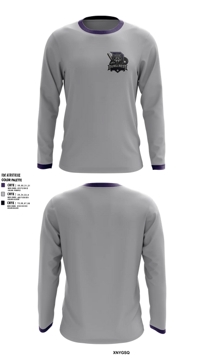 Dungeness Greywolves Long Sleeve Performance Shirt - 5
