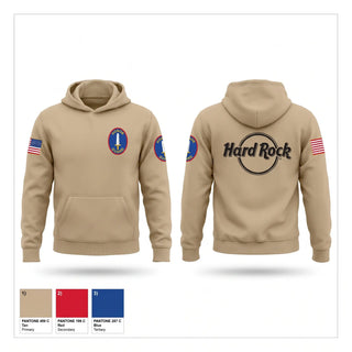 Hoodie, Hard Rock, Army, Teamtime, Team time, sublimation, custom sports apparel, team uniforms, spirit wear, spiritwear, sports uniforms, custom shirts, team store, custom team store, fundraiser sports, apparel fundraiser