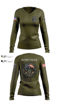 12th Precinct Special Operations Women's Long Sleeve V-neck Shirt - 5