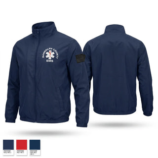 Windbreaker, Randolph County EMS, EMS/EMT, Teamtime, Team time, sublimation, custom sports apparel, team uniforms, spirit wear, spiritwear, sports uniforms, custom shirts, team store, custom team store, fundraiser sports, apparel fundraiser