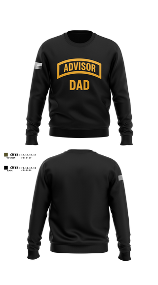 Crew Neck Sweatshirt, 5th SFAB, , Teamtime, Team time, sublimation, custom sports apparel, team uniforms, spirit wear, spiritwear, sports uniforms, custom shirts, team store, custom team store, fundraiser sports, apparel fundraiser
