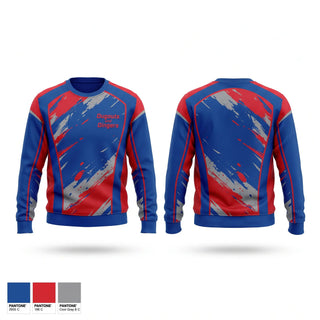 Crew Neck Sweatshirt, Dugouts and Dingers, Baseball, Teamtime, Team time, sublimation, custom sports apparel, team uniforms, spirit wear, spiritwear, sports uniforms, custom shirts, team store, custom team store, fundraiser sports, apparel fundraiser