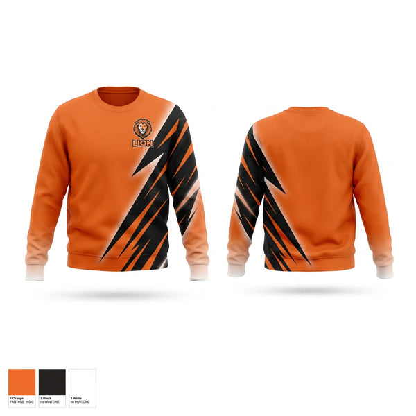 Crew Neck Sweatshirt, Lanphier Lions, , Teamtime, Team time, sublimation, custom sports apparel, team uniforms, spirit wear, spiritwear, sports uniforms, custom shirts, team store, custom team store, fundraiser sports, apparel fundraiser