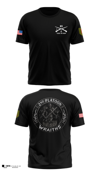 Short Sleeve Performance Shirt, 2nd PLT, C co, 1-63 AR BN, Army, Teamtime, Team time, sublimation, custom sports apparel, team uniforms, spirit wear, spiritwear, sports uniforms, custom shirts, team store, custom team store, fundraiser sports, apparel fundraiser