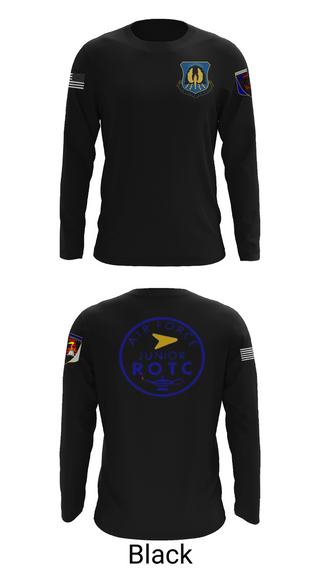 Long Sleeve Performance Shirt, 61st Eagle Squadron, Air Force, Teamtime, Team time, sublimation, custom sports apparel, team uniforms, spirit wear, spiritwear, sports uniforms, custom shirts, team store, custom team store, fundraiser sports, apparel fundraiser