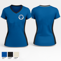 Leavenworth Pioneer Bowling 41451284 Women's Short Sleeve V-neck Shirt - 1
