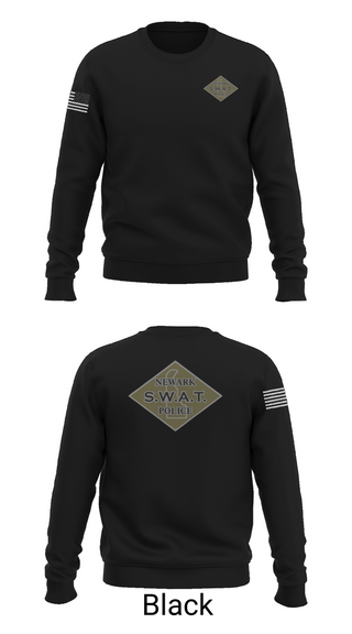 Crew Neck Sweatshirt, Newark SWAT, Police, Teamtime, Team time, sublimation, custom sports apparel, team uniforms, spirit wear, spiritwear, sports uniforms, custom shirts, team store, custom team store, fundraiser sports, apparel fundraiser
