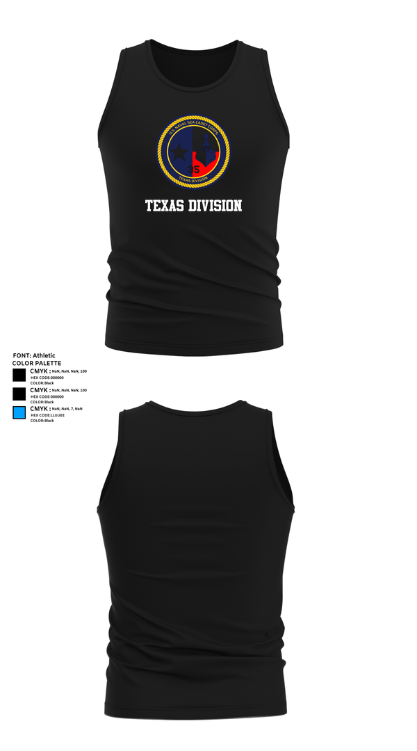 Tank Top, Texas Division, , Teamtime, Team time, sublimation, custom sports apparel, team uniforms, spirit wear, spiritwear, sports uniforms, custom shirts, team store, custom team store, fundraiser sports, apparel fundraiser
