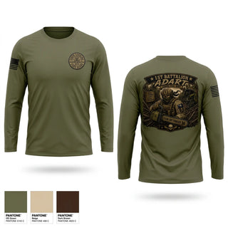 Long Sleeve Performance Shirt, 1st Battalion, National Guard, Teamtime, Team time, sublimation, custom sports apparel, team uniforms, spirit wear, spiritwear, sports uniforms, custom shirts, team store, custom team store, fundraiser sports, apparel fundraiser