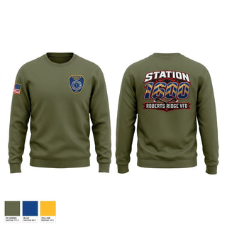 Crew Neck Sweatshirt, Roberts ridge vfd, Fire Department, Teamtime, Team time, sublimation, custom sports apparel, team uniforms, spirit wear, spiritwear, sports uniforms, custom shirts, team store, custom team store, fundraiser sports, apparel fundraiser