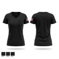 1AD DIVARTY HHB Women's Short Sleeve V-neck Shirt - 1