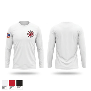 Long Sleeve Performance Shirt, HALLOCK, Fire Department, Teamtime, Team time, sublimation, custom sports apparel, team uniforms, spirit wear, spiritwear, sports uniforms, custom shirts, team store, custom team store, fundraiser sports, apparel fundraiser
