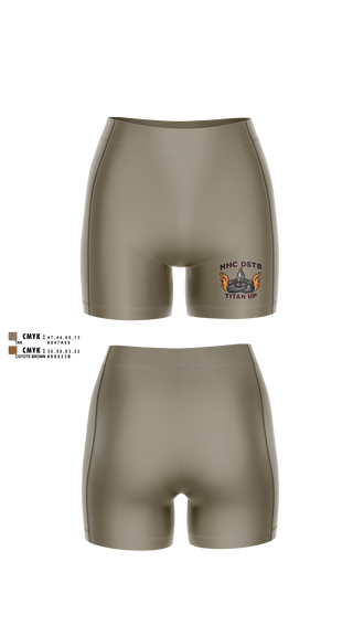 Womens Compression Shorts, HHC, DSTB, 3DSB, Army, Teamtime, Team time, sublimation, custom sports apparel, team uniforms, spirit wear, spiritwear, sports uniforms, custom shirts, team store, custom team store, fundraiser sports, apparel fundraiser