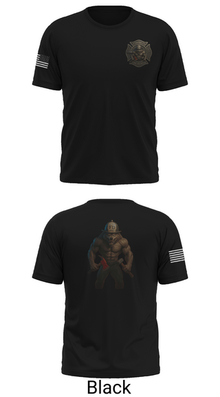 Short Sleeve Performance Shirt, 63rd OD CO Fire Rescue, Army, Teamtime, Team time, sublimation, custom sports apparel, team uniforms, spirit wear, spiritwear, sports uniforms, custom shirts, team store, custom team store, fundraiser sports, apparel fundraiser