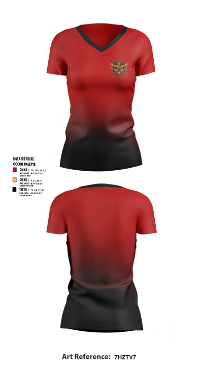 Phoenix Softball Women's Short Sleeve V-neck Shirt - 10