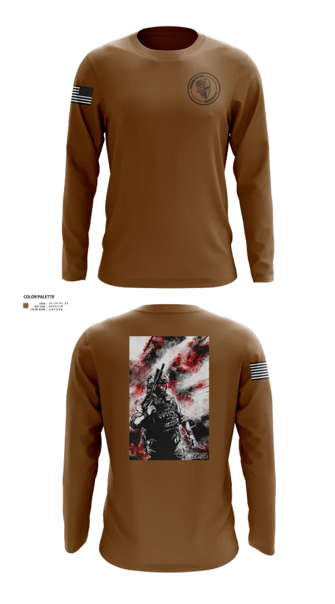 Long Sleeve Performance Shirt, Firearms Tactical Training Squad, , Teamtime, Team time, sublimation, custom sports apparel, team uniforms, spirit wear, spiritwear, sports uniforms, custom shirts, team store, custom team store, fundraiser sports, apparel fundraiser