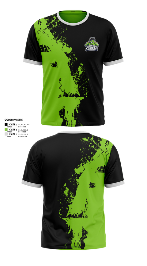Short Sleeve Performance Shirt, Seneca Creek Sliders, Baseball, Teamtime, Team time, sublimation, custom sports apparel, team uniforms, spirit wear, spiritwear, sports uniforms, custom shirts, team store, custom team store, fundraiser sports, apparel fundraiser