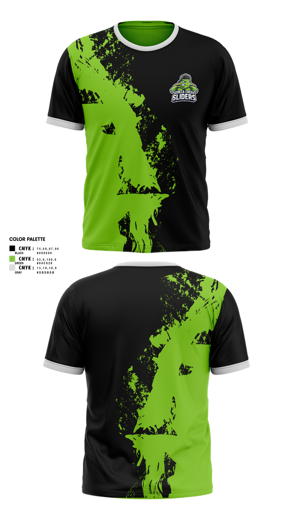 Short Sleeve Performance Shirt, Seneca Creek Sliders, Baseball, Teamtime, Team time, sublimation, custom sports apparel, team uniforms, spirit wear, spiritwear, sports uniforms, custom shirts, team store, custom team store, fundraiser sports, apparel fundraiser