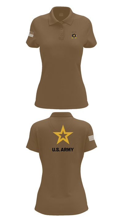 University of Toledo Army Marksmanship Unit 95742667 Women's Short Sleeve Performance Polo  - 15