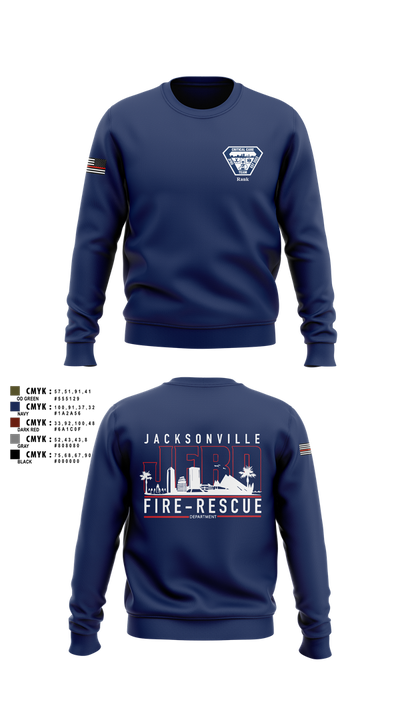 JFRD Critical Care Team 81495664 Crew Neck Sweatshirt - 3